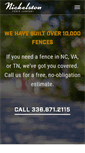 Mobile Screenshot of nickelstonfence.com